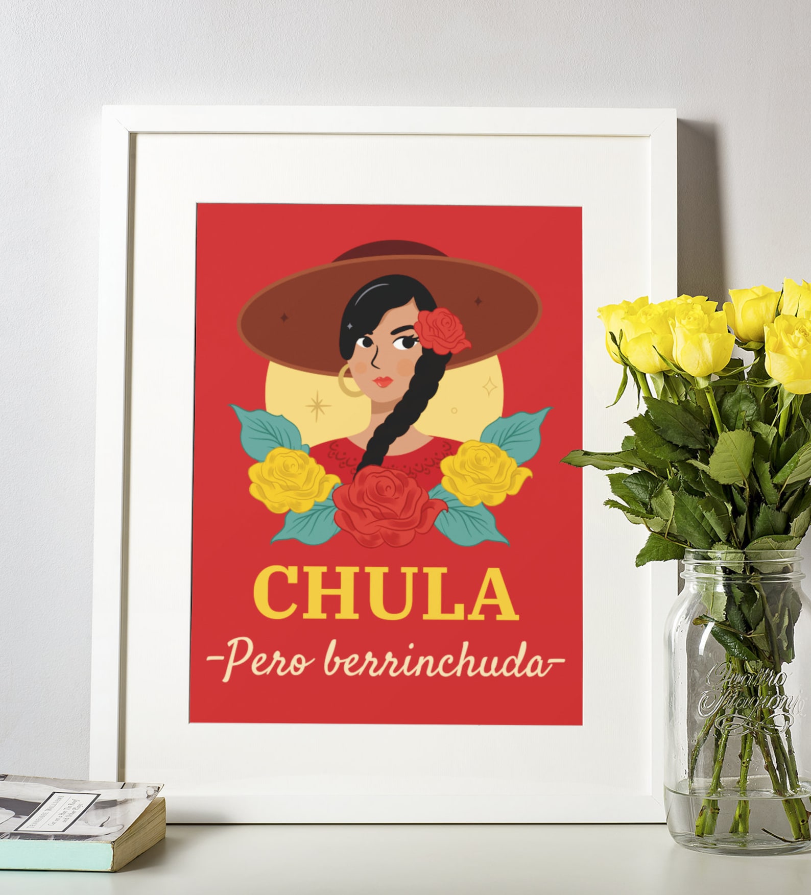 Latina Art Latinx Illustration Art Art In Spanish Etsy