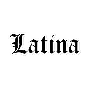 Latina Sticker, Latinx Sticker, Vinyl Sticker für Wasserflaschen, Laptops & Planer, Latina Power, Latina AF, Latina Geschenk