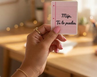 Mija Tu Lo Puedes, Adesivo Latina, Adesivos, Negócio de Propriedade Latina, Adesivo de Vinil para Garrafas de Água, Laptops e Agendas, Presente para Latina