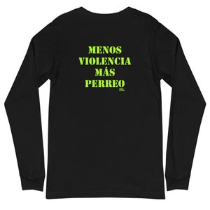 Menos Violencia Mas Perreo, Latinx T-Shirt, Funny Spanish Saying, Latina Shirt, Mexican Hispanic Shirt, Gift for Latina, Latina Owned Shop