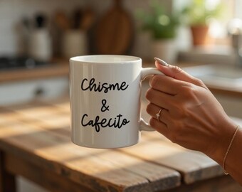 Chisme & Cafecito, Latina Coffee Mug, Latina, Latina Owned Business, Latina Mug, Latina Gift
