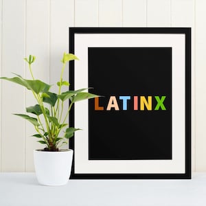 Latina Art, Latinx, Illustration Art, Art In Spanish, Illustration Print, Wall Art, Art Print, Home Decor, Latina Owned, Latina Gift