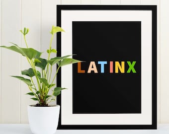 Art latino, Latinx, art de l'illustration, art en espagnol, impression d'illustration, art mural, impression d'art, décoration d'intérieur, propriété d'une latine, cadeau latina