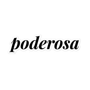 Latina Sticker, Latinx Sticker, Vinyl Sticker für Wasserflaschen, Laptops & Planer, Poderosa, Latina Geschenk von Eres Fuego