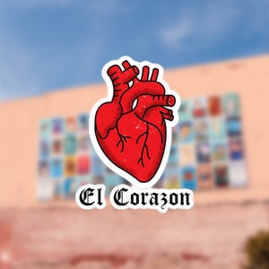Latina STICKER, Latinx Sticker, Vinyl Sticker für Wasserflaschen, Laptops & Planer, Latina Geschenk, El Corazon