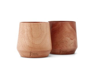 Natural Wooden Cups | Handcrafted Coffee Mug| Engraved Tea Cup