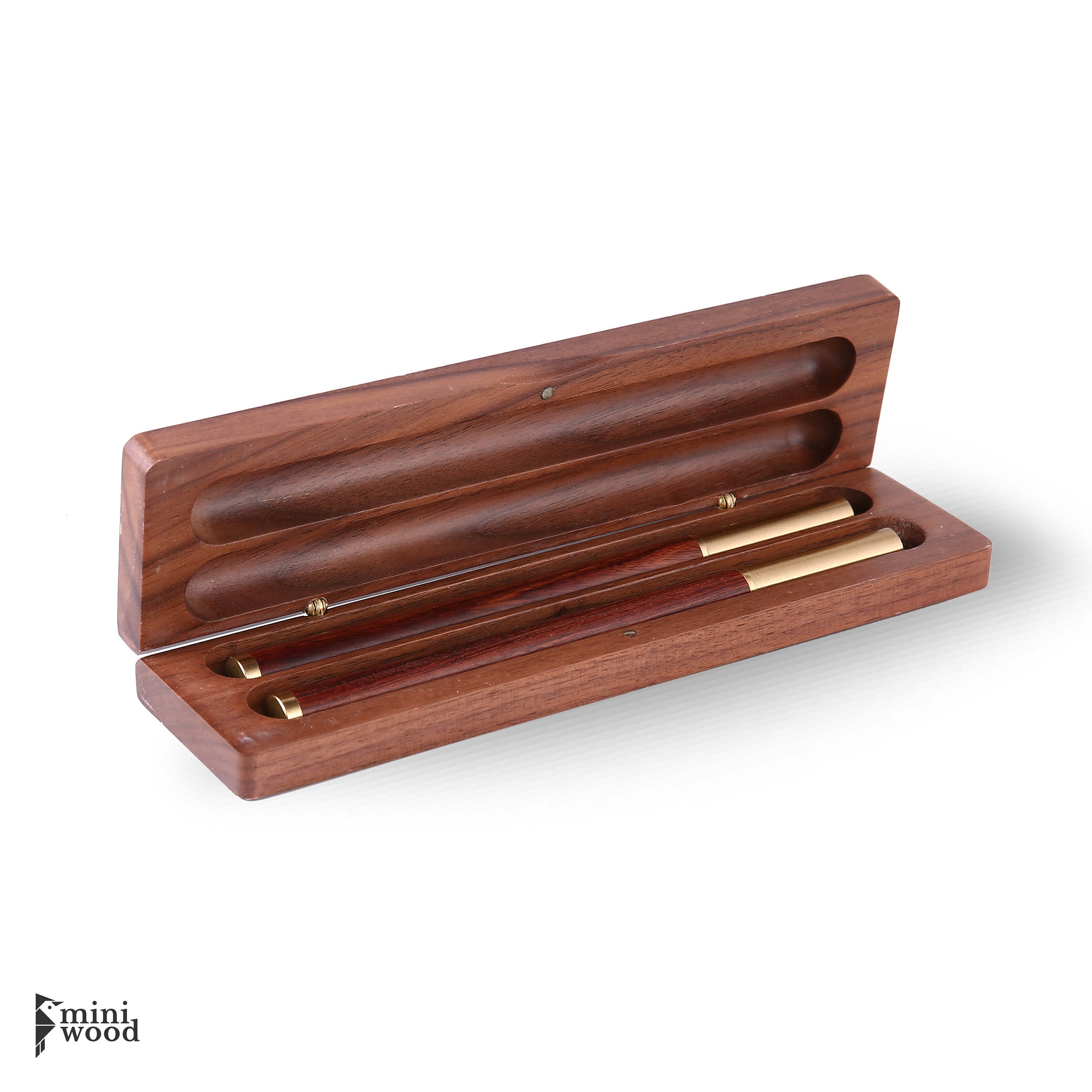 Wooden Ballpoint Pen Box / Gift Set for Him / Minimalist Gift Gifts for ...