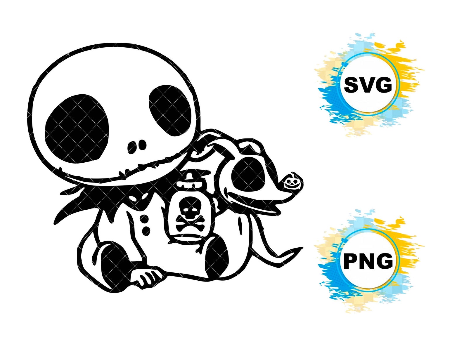 Baby Jack Skellington SVG Nightmare Before Christmas Etsy