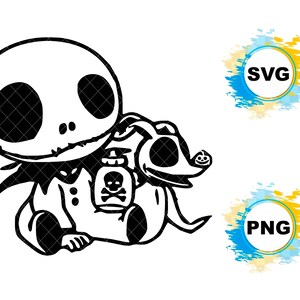 Download Christmas Grinch And Jack Lady Svg Baby Jack Skellington Svg Etsy