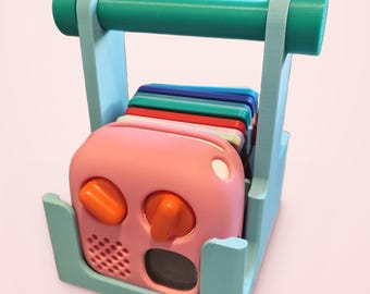 Personalised 4th Gen Yoto Mini Compatible Caddy | Portable Library Storage (Custom Name)