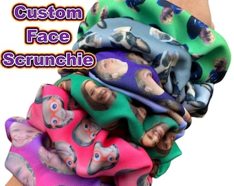 Personalized Face Scrunchies: Hilarious Novelty Hair Accessories for Unique Gifts & Fun Fashion