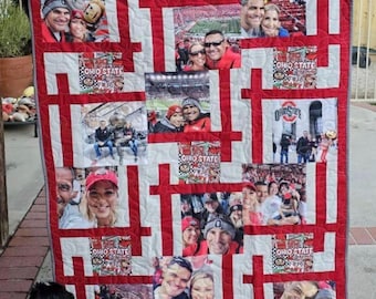 Benutzerdefinierte Foto-Quilt-Blöcke: Personalisierte Erinnerungs-Quilts
