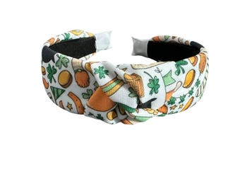 Handgefertigtes Stirnband St. Patrick's Day: Lucky Irish Fashion