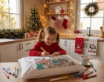 Weihnachten Adventskalender Kissenbezug: Farbe für Ihren eigenen Countdown