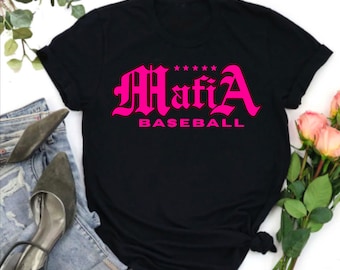 Chemises de baseball mafia 5 étoiles ; Cinq étoiles, maman mafieuse baseball, papa mafia baseball