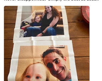 Stoff-Quilt-Blöcke: Foto Blöcke nach Kundenwunsch (12"x12")"