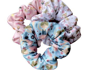 Ballerina Scrunchies, Set of 3 Scrunchies, cute gifts for girls, gifts for ballet students, ballet class supplies