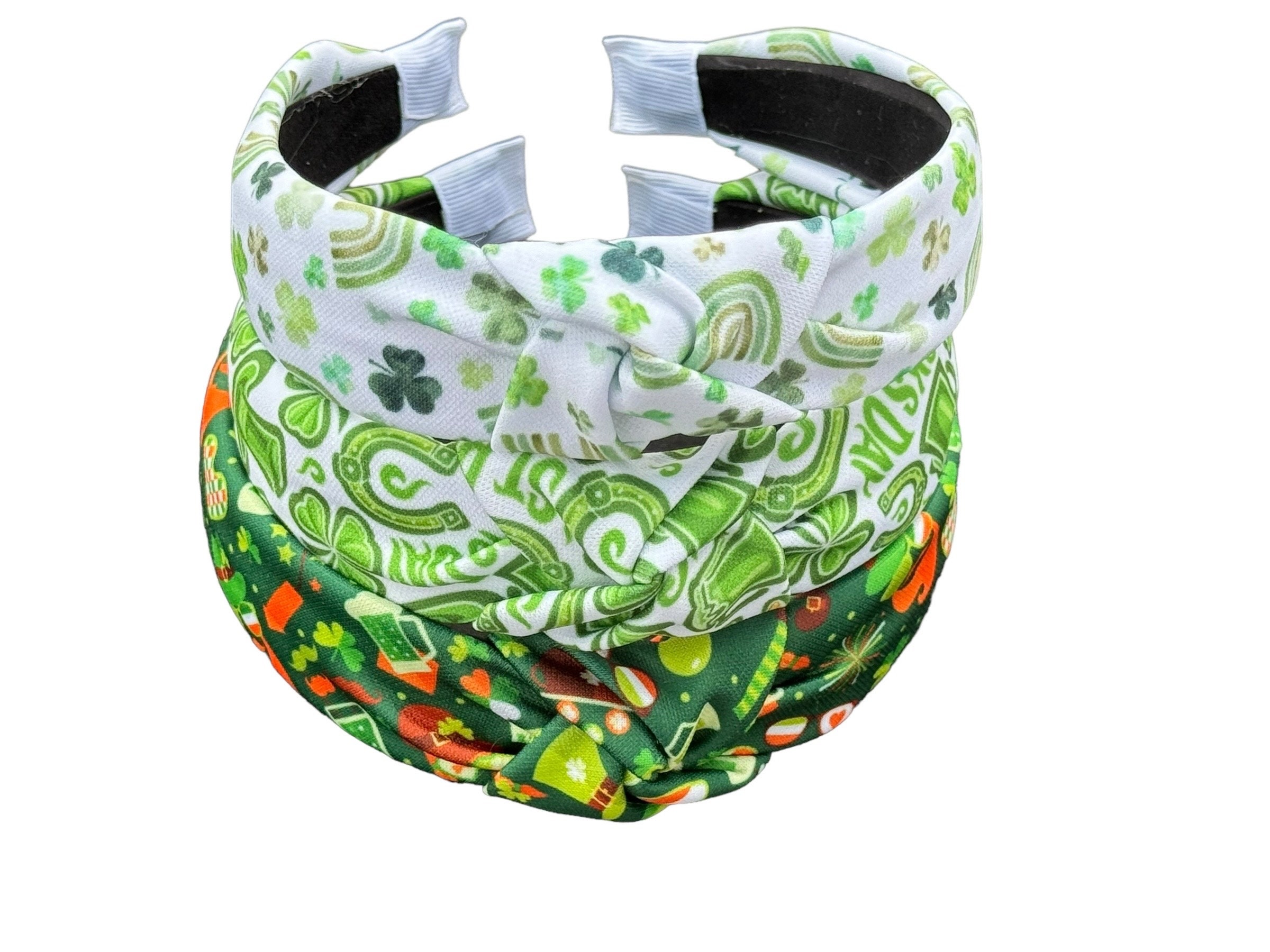St. Patrick’s Day Kleeblatt Stirnband – Grün, Einheitsgröße, Für Damen & Mädchen