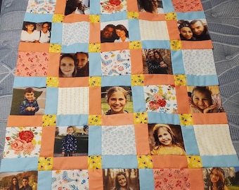 Cyber Monday Sale, Fotodrucke auf Stoff: Memory Quilt Quadrate zum Basteln