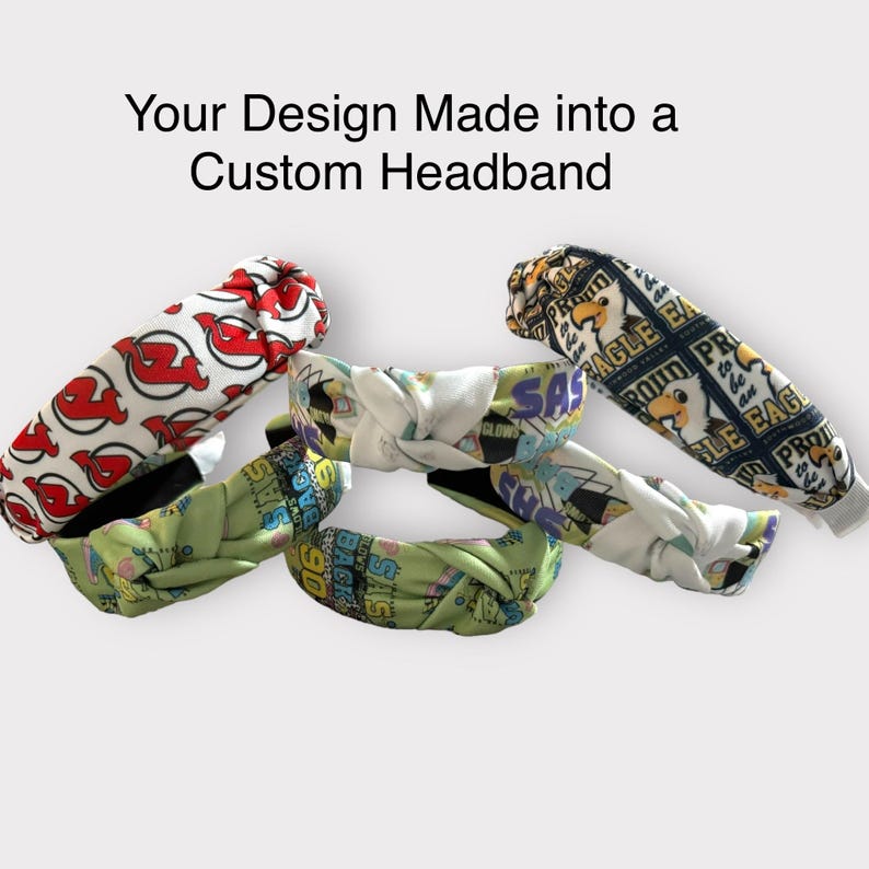 Custom Logo Headbands: School Spirit & Brand Promotion - Etsy