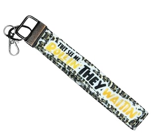 Lustiger Schulbusfahrer Schlüsselanhänger: Sie sehen mich Rollin 'Armband