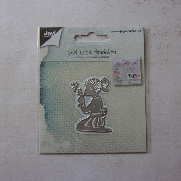 Die de découpe Matrice en métal Die cut Pochoir métal Joy crafts petite fille fleur Pissenlit Scrapbooking Carte Planner