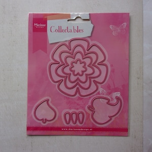 Fustella tagli Marianne Design animali Macchina da taglio a matrice metallica Stencil Collezionabili Scrapbooking Fiori Fiori Fiori Fiori Giardino fiorito