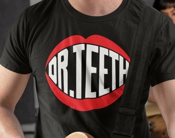 Dr. Teeth Shirt - Electric Mayhem Band Drum - Muppets Shirt