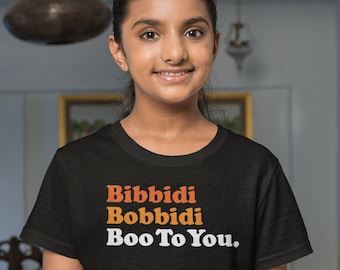 Bibbidi Bobbidi Boo Shirt Kids - Disney Halloween Shirt Kids - Not So Scary Disney Halloween Shirt Kids - Disney Halloween Shirt Youth