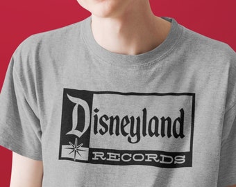 Vintage Disneyland Shirt - Disneyland Records - Mens Disneyland Shirt - Womens Disneyland Shirt