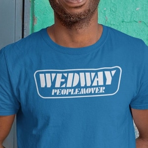 Wedway Peoplemover Shirt, Tomorrowland T-shirt, Disneyland Tee, Disney World, Space Mountain, Vintage, Family Vacation, Mens, Womens, Unisex