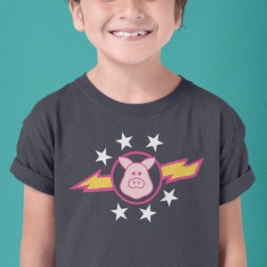 Pigs in Space Kids Shirt, Muppet Show Youth T-shirt, Miss Piggy Tee, Muppets, Disney Hollywood Studios, Vintage, Vacation, Boys, Girls