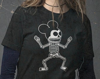 Mickey Mouse Muerto Shirt - Disney Day of The Dead - Disney Halloween Shirt - Mickey Mouse Skeleton Shirt - Unisex Shirt