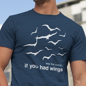 If You Had Wings Shirt, Tomorrowland T-shirt, Disneyland Tee, Disney World, Eastern Airlines, Vintage, Family Vacation, Mens, Womens, Unisex