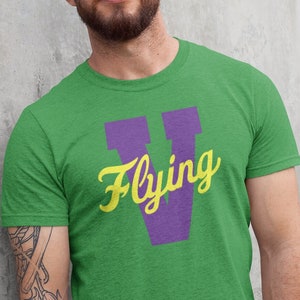 Mighty Ducks Shirt, Flying V T-shirt, Disney Hockey Tee, Charlie Conway, Gordon Bombay, Vintage, Family Vacation, Mens, Womens, Unisex