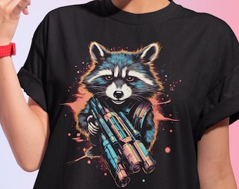 Rocket Raccoon Shirt - Guardians of The Galaxy Shirt - Marvel Shirt