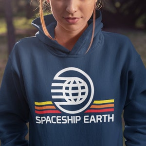 Spaceship Earth Hoodie, Epcot Sweatshirt, Future World, Thank the Phoenicians, Disney World, Vintage, Family Vacation, Mens, Womens, Unisex
