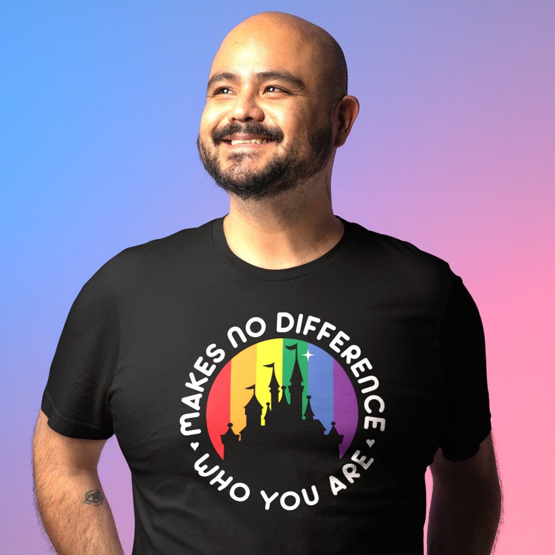 Disney Pride Shirt Makes No Difference Who You Are Shirt Etsy