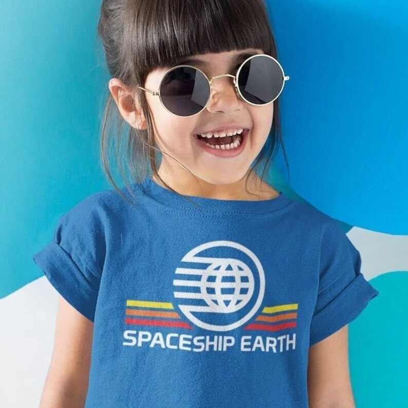 Domingo Spaceship Earth LONG SLEEVE TEEトップス - Tシャツ