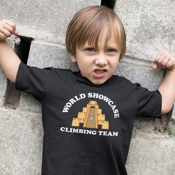 Epcot Etsy World Shirt - Epcot Disney Pavilion Vintage Showcase Shirt Climbing Team Kids Mexico Epcot Kids Shirt Kids Shirt Shirt Retro