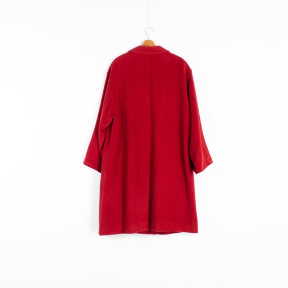 Women's Marella Red Double Breasted Coat Vintage … - image 5