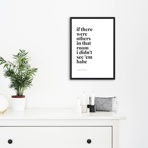If There Were Others in that Room | Girlfriend Gift | Boyfriend Gift | Minimalist Lyric Wall Art | DIGITAL DOWNLOAD | Dermot Kennedy - 18x24
