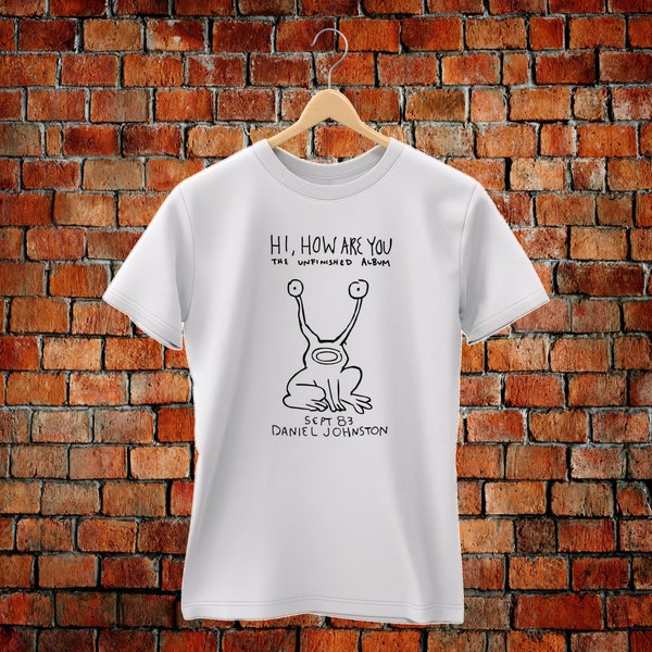 Daniel Johnston Hi wie gehts dir Aquarell Shirt