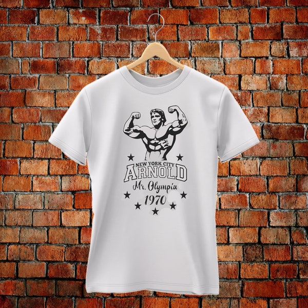 Arnold Schwarzenegger T-shirt Bodybuilding Bodybuilder Terminator Commando Predator