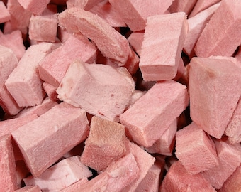 Golosinas de atún aleta amarilla liofilizado para mascotas: alto contenido proteico, complemento alimenticio