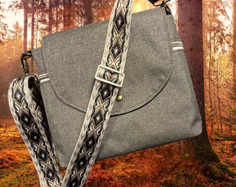 Taupe Waterproof Canvas crossbody/handbag