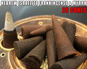 Hebrew Israelite Frankincense & Myrrh Incense Cones, Heavily Scented, X Nation Brand, Free Shipping, 12 Tribes of Israel