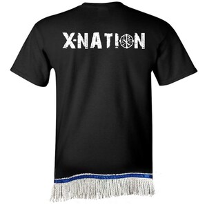 Hebreisk israelitisk t-shirt med fransar, välsignad - X Nation Brand - 12 Tribes Garments bild 2