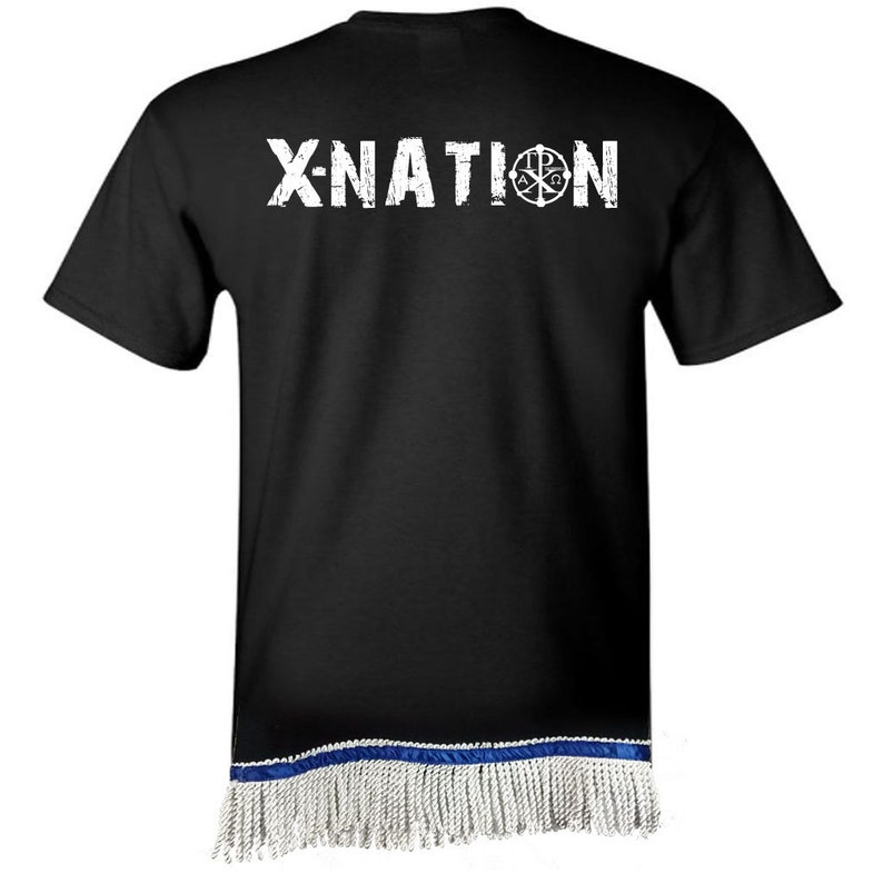 Hebreisk israelitisk t-shirt med fransar, välsignad - X Nation Brand - 12 Tribes Garments bild 2