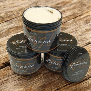Burro corpo e spirito ebraico israelita, incenso e mirra, Labawana, idratante corpo biologico naturale per pelle secca, 10 oz